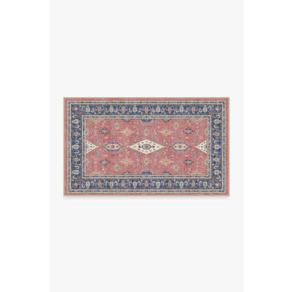 Ranier Cayenne Red Outdoor Rug - 90 x 150 cm - Rug + Pad System