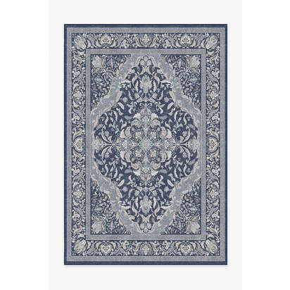 Allura Soft Navy Outdoor Rug - 185 x 275 cm - Rug + Pad System