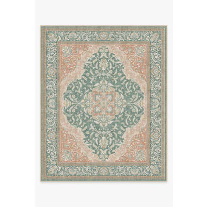 Allura Copper Sage Outdoor Rug - 245 x 305 cm - Rug + Pad System