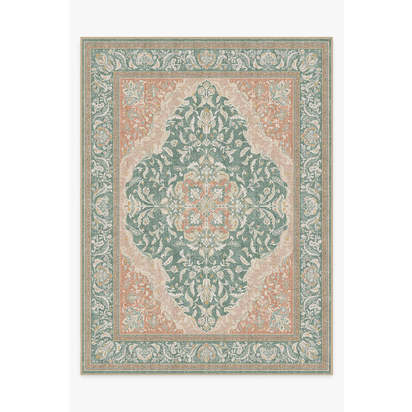 Allura Copper Sage Outdoor Rug - 275 x 365 cm - Rug + Pad System