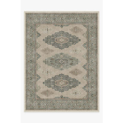 Maxine Natural Sage Flatwoven Rug - 275 x 365 cm - Rug + Pad System