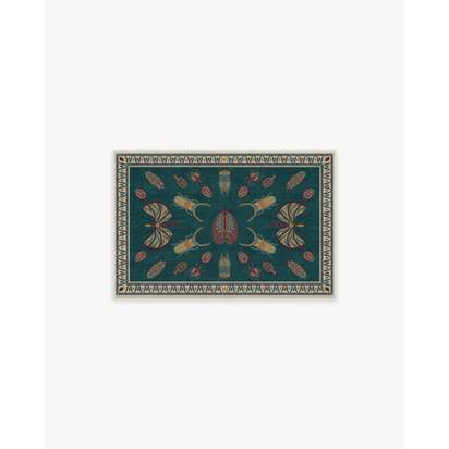 Flutterby Flatwoven Rug by Iris Apfel - 60 x 90 cm - Rug + Pad System