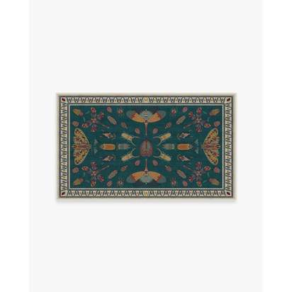 Flutterby Flatwoven Rug by Iris Apfel - 90 x 150 cm - Rug + Pad System