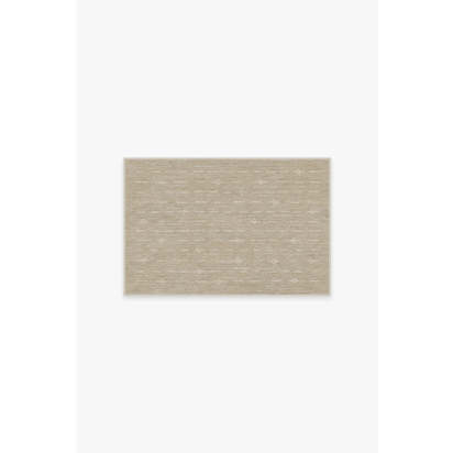 Alina Light Stone Flatwoven Rug - 60 x 90 cm - Rug + Pad System
