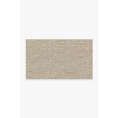 Alina Light Stone Flatwoven Rug - 90 x 150 cm - Rug + Pad System