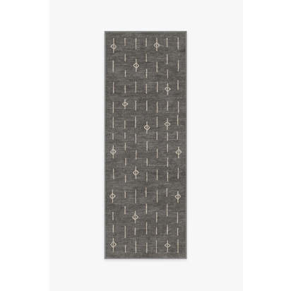 Alina Grey Flatwoven Rug - 75 x 215 cm - Rug + Pad System