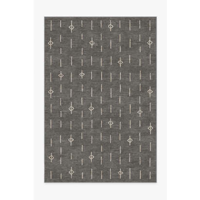 Alina Grey Flatwoven Rug - 185 x 275 cm - Rug + Pad System