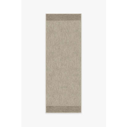 Solvi Stone Flatwoven Rug - 75 x 215 cm - Rug + Pad System