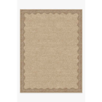 Orla Tan Flatwoven Rug - 275 x 365 cm - Rug + Pad System