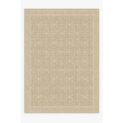 Celestine Ecru Flatwoven Rug - 305 x 425 cm - Rug + Pad System