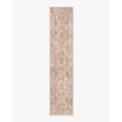 Kamran Rose Flatwoven Rug - 75 x 365 cm - Rug + Pad System