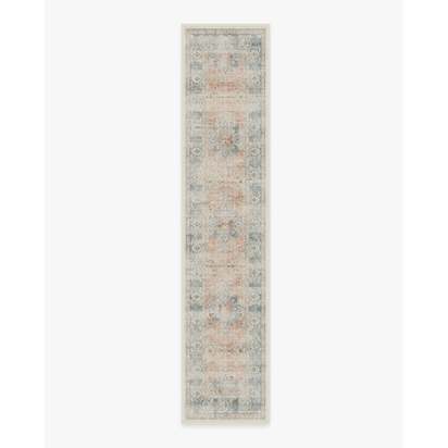 Sarrah Coral Flatwoven Rug - 75 x 365 cm - Rug + Pad System