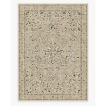 Kamran Ivory Opal Flatwoven Rug - 305 x 425 cm - Rug + Pad System