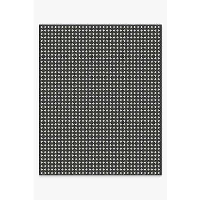 Adde Black Outdoor Rug - 245 x 305 cm - Rug + Pad System