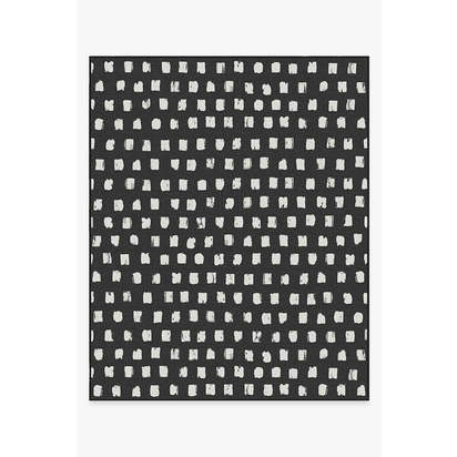 Cobblestone Black Outdoor Rug - 245 x 305 cm - Rug + Pad System