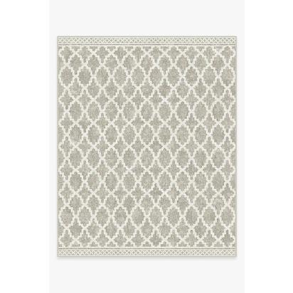 Cleo Trellis Natural Outdoor Rug - 245 x 305 cm - Rug + Pad System