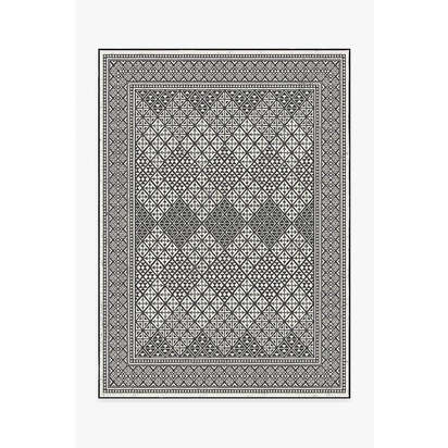 Loseta Black Outdoor Rug - 150 x 215 cm - Rug + Pad System