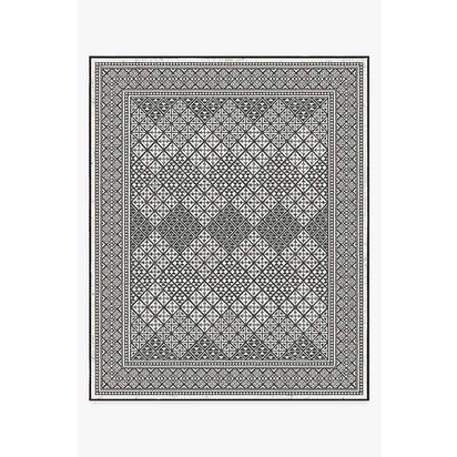 Loseta Black Outdoor Rug - 245 x 305 cm - Rug + Pad System