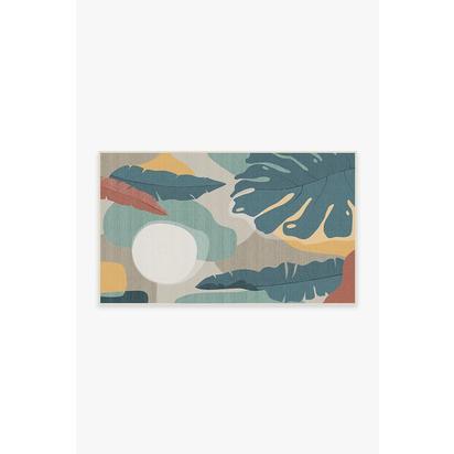 Havana Multicolour Outdoor Rug - 90 x 150 cm - Rug + Pad System