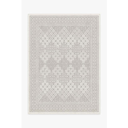 Loseta Grey Outdoor Rug - 150 x 215 cm - Rug + Pad System