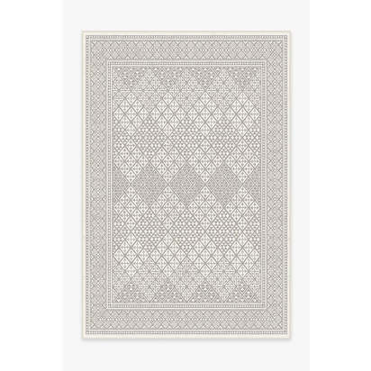 Loseta Grey Outdoor Rug - 185 x 275 cm - Rug + Pad System