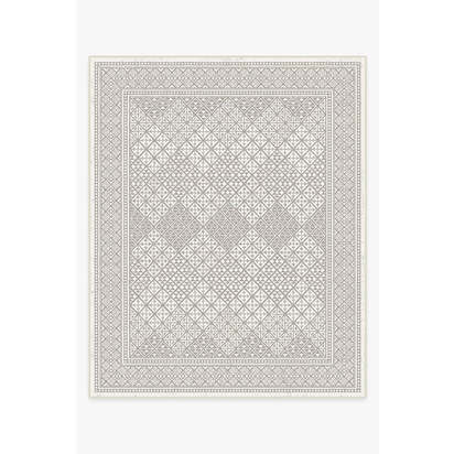 Loseta Grey Outdoor Rug - 245 x 305 cm - Rug + Pad System