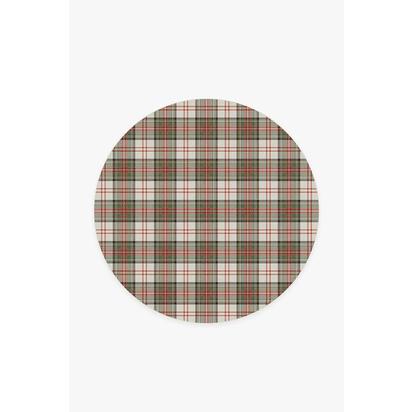 Dress Stewart Tartan Flatwoven Rug - 185 Round cm - Rug + Pad System