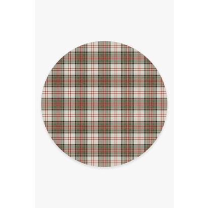 Dress Stewart Tartan Flatwoven Rug - 245 Round cm - Rug + Pad System