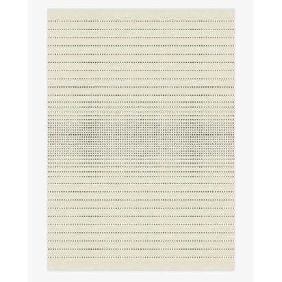 Array Black & Ivory Flatwoven Rug - 305 x 425 cm - Rug + Pad System