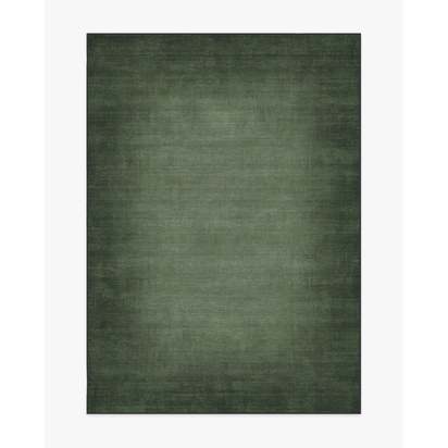 Aura Ombre Solid Sage Flatwoven Rug - 150 x 215 cm - Rug + Pad System