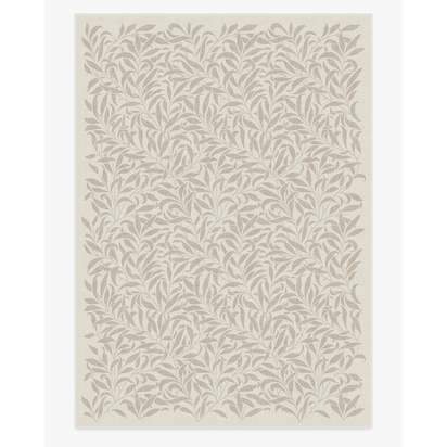 Pure Willow Boughs Natural Flatwoven Rug by Morris & Co. - 305 x 425 cm - Rug + Pad System