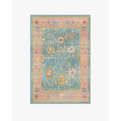 Jemima Multicolour Flatwoven Rug - 120 x 185 cm - Rug + Pad System