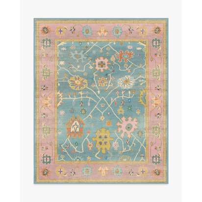 Jemima Multicolour Flatwoven Rug - 245 x 305 cm - Rug + Pad System
