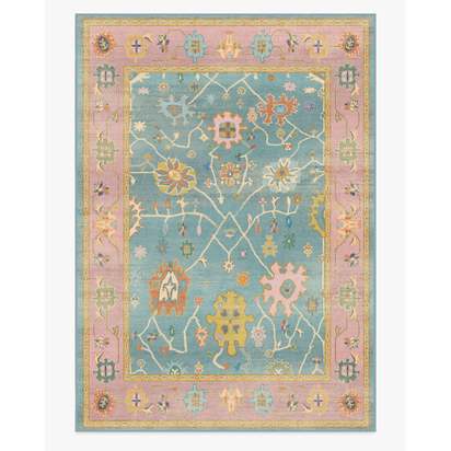 Jemima Multicolour Flatwoven Rug - 305 x 425 cm - Rug + Pad System
