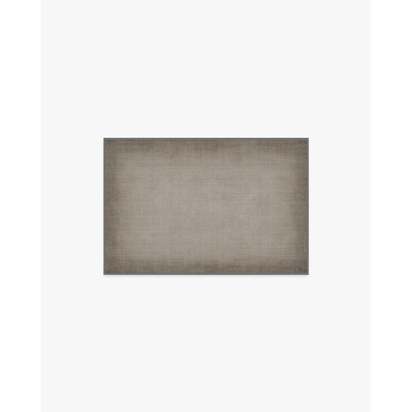 Aura Ombre Solid Ash Grey Flatwoven Rug - 60 x 90 cm - Rug + Pad System