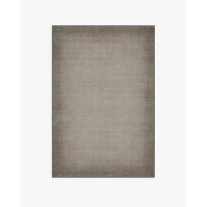 Aura Ombre Solid Ash Grey Flatwoven Rug - 120 x 185 cm - Rug + Pad System