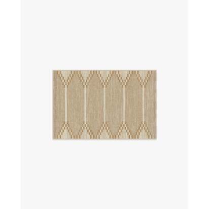 Sloane Natural Flatwoven Rug - 60 x 90 cm - Rug + Pad System