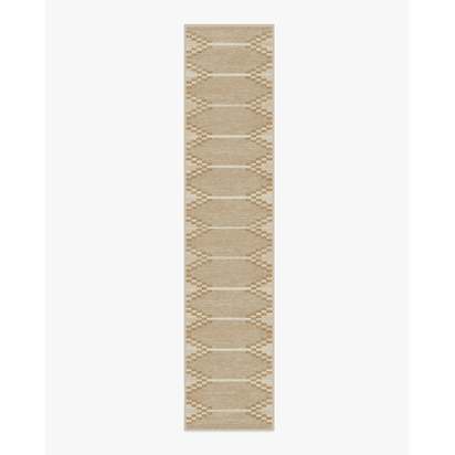 Sloane Natural Flatwoven Rug - 75 x 365 cm - Rug + Pad System