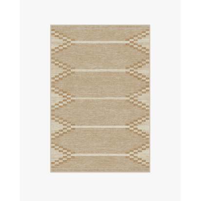 Sloane Natural Flatwoven Rug - 120 x 185 cm - Rug + Pad System