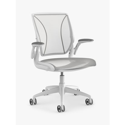 Humanscale Diffrient World Mesh Task Chair White/White | H102.9 x W66.0 x D61.0cm