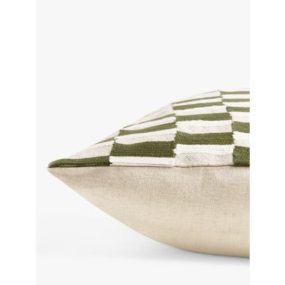 John Lewis Vista Cushion Avocado | 35 x 55cm