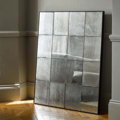 Frederick mirror with antiqued glass