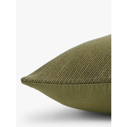 John Lewis Corded Square Cushion Avocado | H45 x W45cm