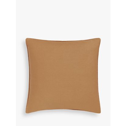 John Lewis Corded Square Cushion Caramel | H45 x W45cm