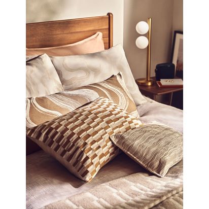 John Lewis Vista Cushion Caramel | 35 x 55cm