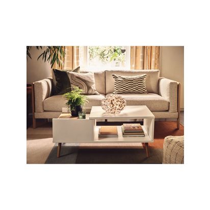 John Lewis Vista Cushion Graphite | 35 x 55cm