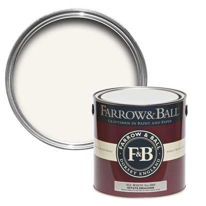 Farrow & Ball All White 2.5 L Estate Eggshell No. 2005
