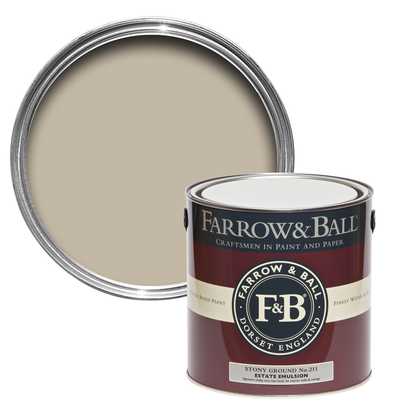 Farrow & Ball Stony Ground 2.5 L Estate Eggshell No. 211
