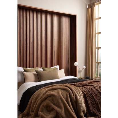 SlatWall Acoustic Deep Walnut