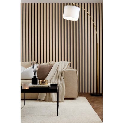 SlatWall Acoustic Natural Oak